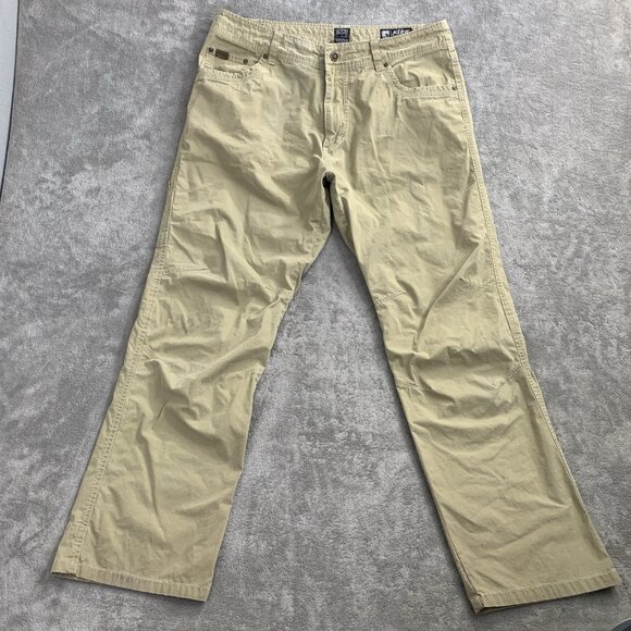 Kuhl Revolvr Pants Men's 36x32” Outdoor Hiking Gorpcore Beige Straight Leg *FLAW - Picture 3 of 16